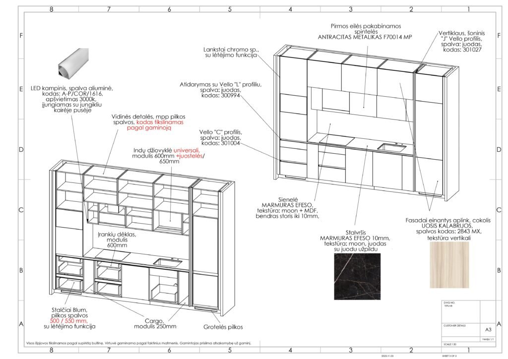 Korpusinių baldų projektavimas ir gamyba